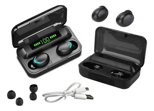 Audífono Inalámbricos F9 Con Power Bank